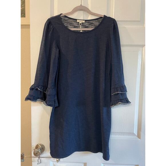 Max Studio size Small Bell Sleeve Short Shift Dress - Picture 2 of 14